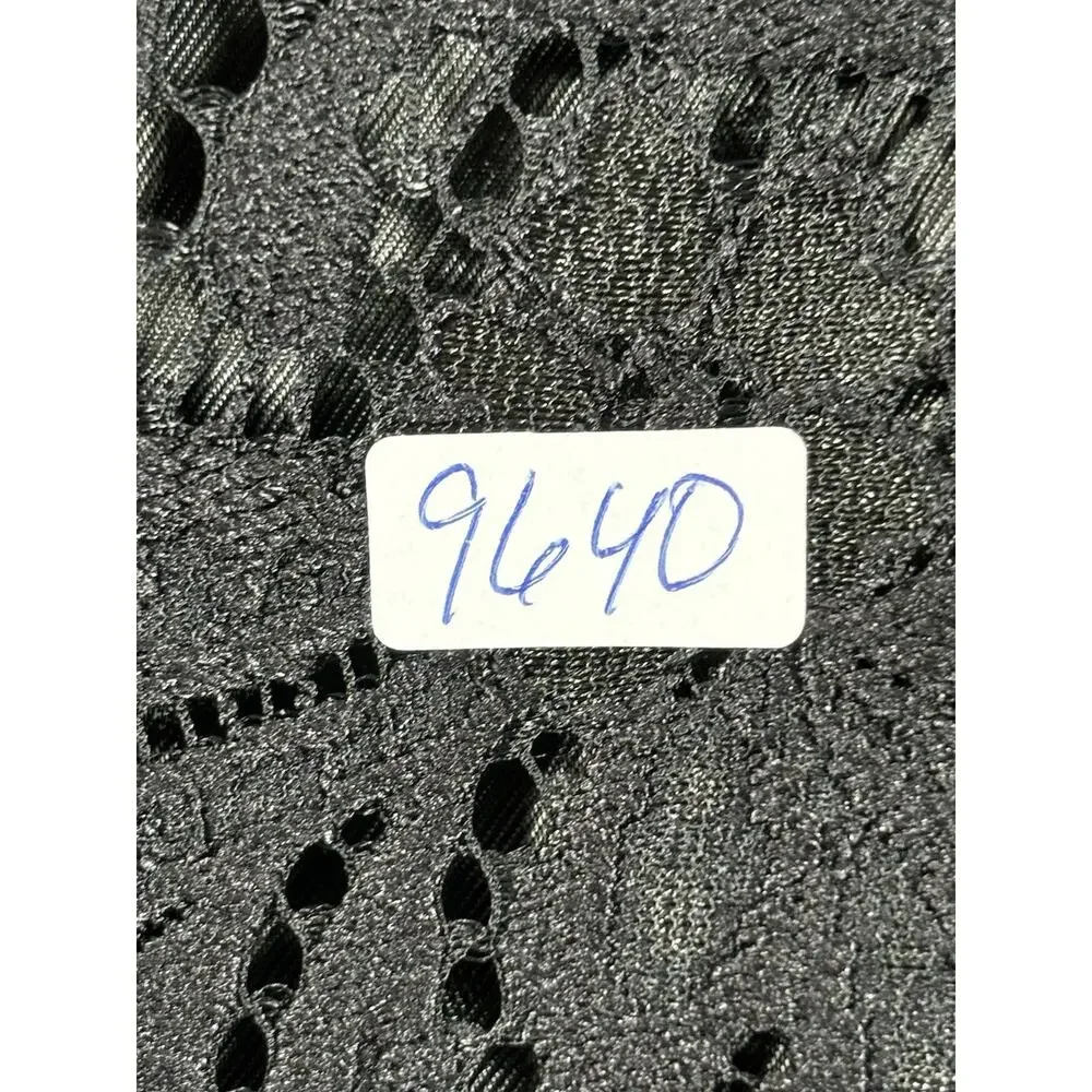 Anthropologie Leifsdottir Lace Mini‎ Dress Size 0 Black Lace 3/4 Sleeve